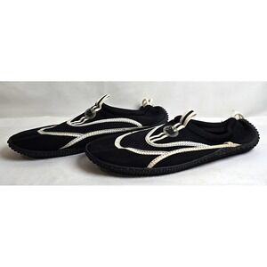 Strand SlipSox Black Mesh Slip-On Water Shoes Aqua Socks Men's US 8 Medium
